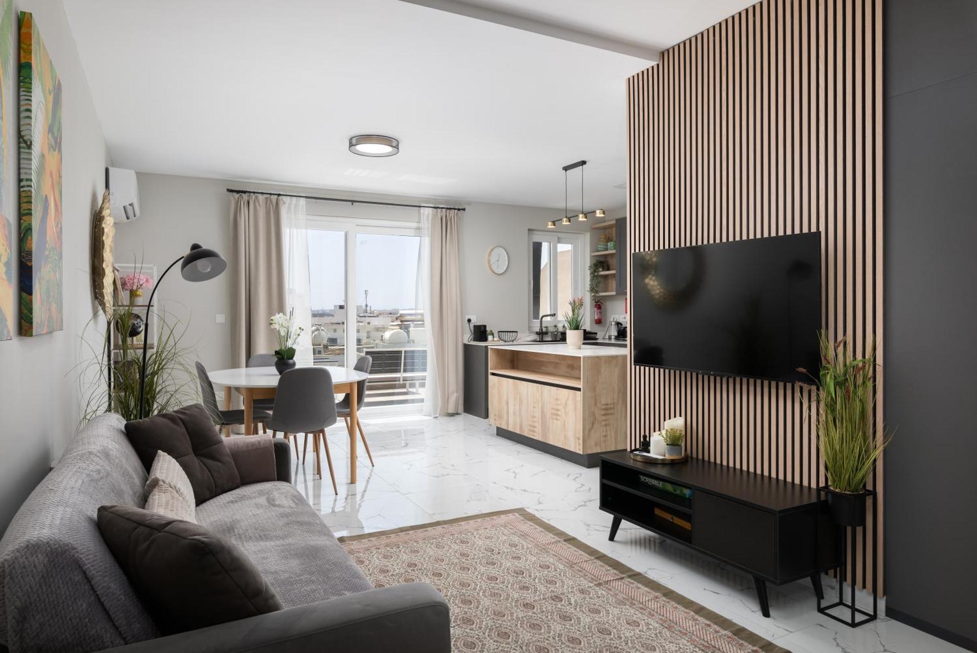Modern 2br Cosy With Large Terrace - Close To Manoel Island & Tigne Shopping Mall Apartment Sliema